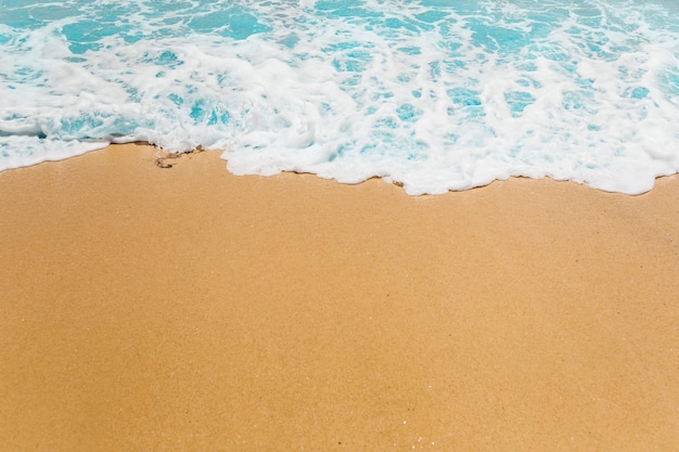Foto fondo de playa con olas