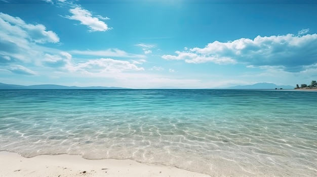 Fondo de playa de verano de lujo