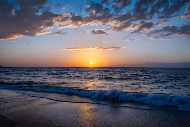 fondo de la playa