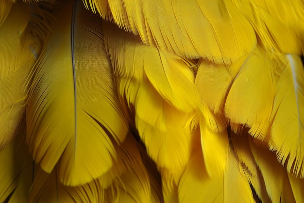 fondo de plumas amarillas