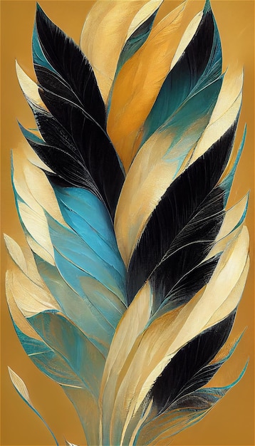 fondo de plumas de colores inspirado en los indios rojos