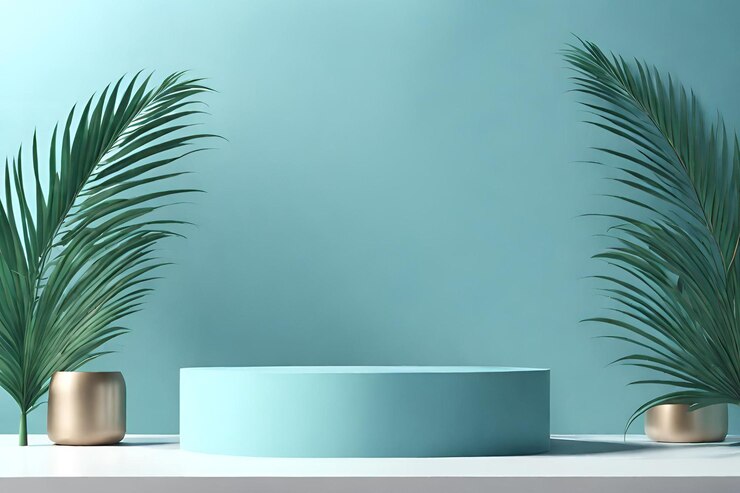 Fondo de podio 3D para la exhibición de productos