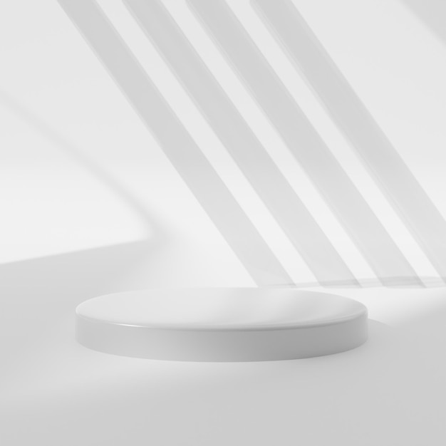 Fondo de podio de renderizado 3d