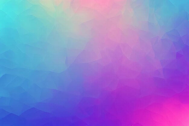 Fondo poligonal abstracto con vibrantes tonos azules púrpuras y rosas