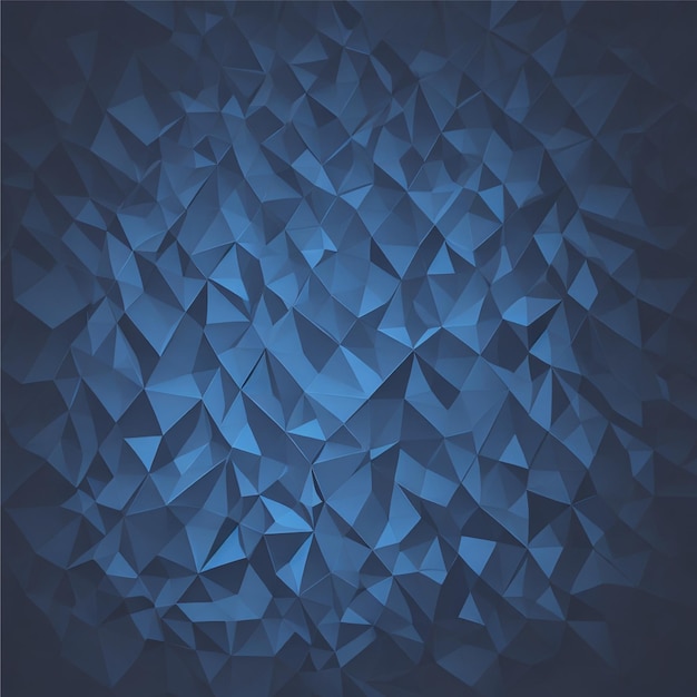 Foto fondo poligonal azul oscuro