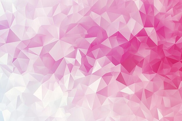 Fondo poligonal geométrico rosa abstracto