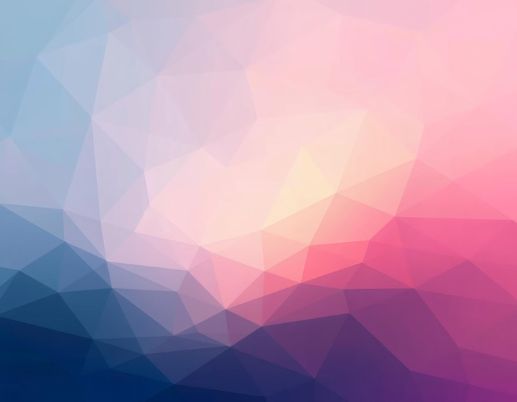 Foto fondo de polígono geométrico azul púrpura y rosa abstracto