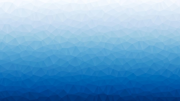 Fondo de polígono con gradiente azul y blanco