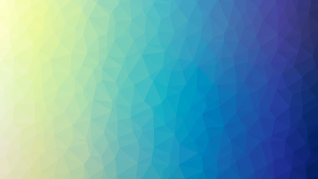 Fondo de polígono de gradiente verde brillante y azul