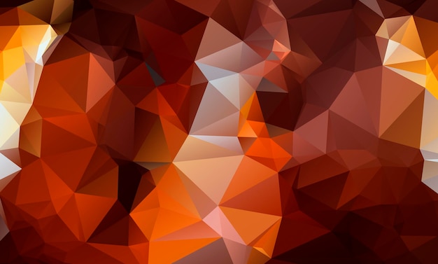 fondo de polígono irregular abstracto con un patrón de triángulo en multicolor completo - baja poli