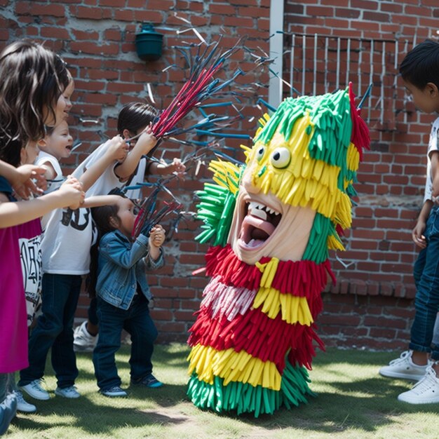 Foto el fondo de la posada pinata