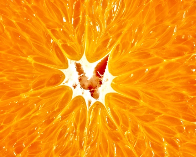 Foto fondo de primer plano naranja. ¡tan fresco!