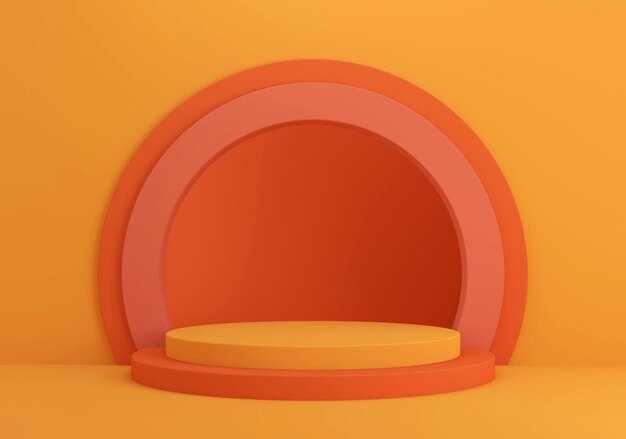 Fondo de producto de renderizado 3D