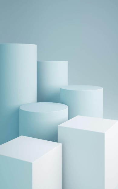 Fondo de producto de renderizado 3D