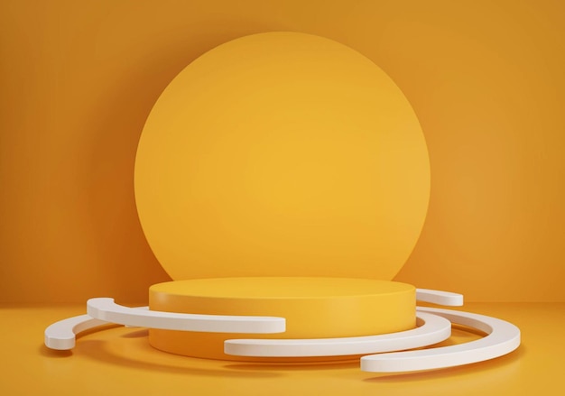 Fondo de producto de renderizado 3D