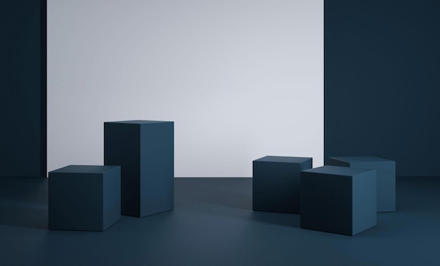 Fondo de producto de renderizado 3D