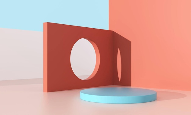 Fondo de producto de renderizado 3D
