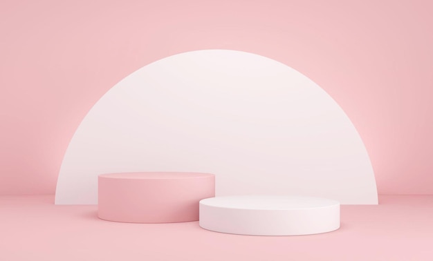 Fondo del producto de representación 3D
