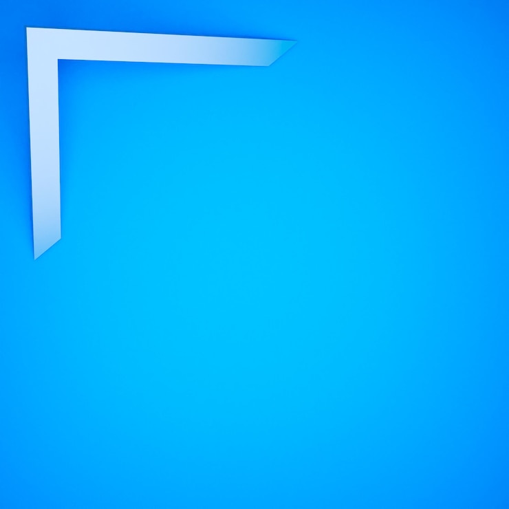 Foto fondo de publicación de instagram y facebook con color azul océano