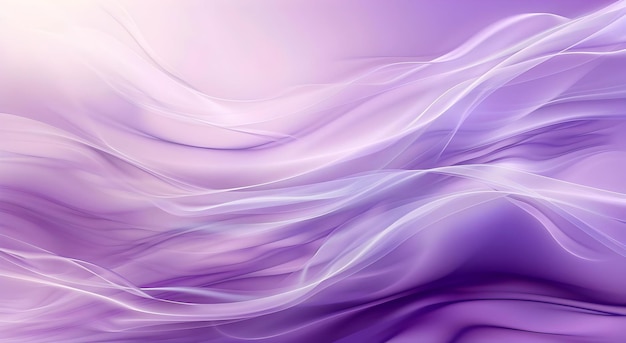 Fondo púrpura abstracto con ondas suaves y sedosas