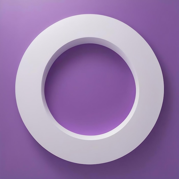 Un fondo púrpura y blanco con un círculo blanco en el medio