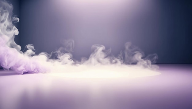 un fondo púrpura con humo en el medio