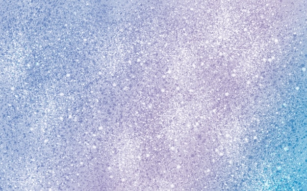 Un fondo de purpurina azul y violeta con una textura de purpurina plateada.