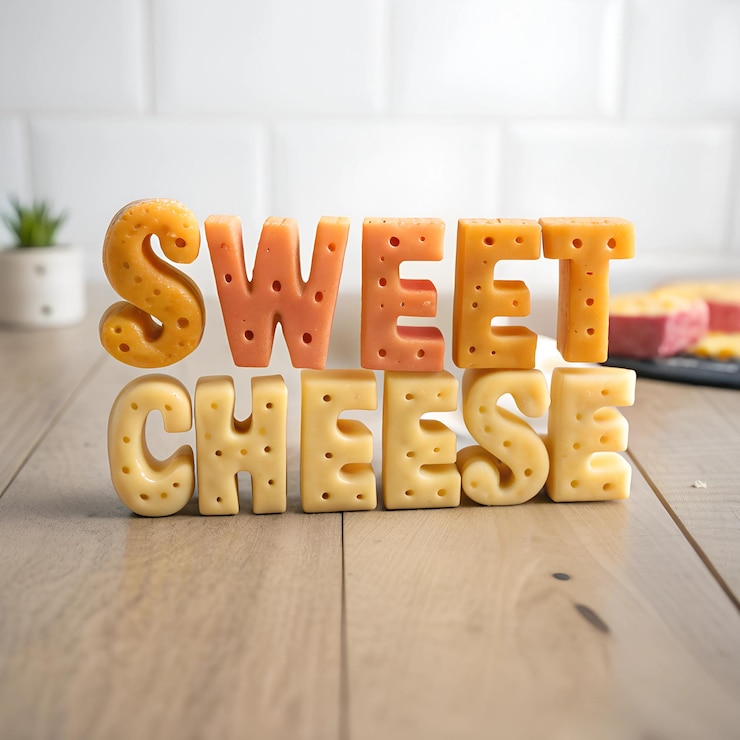 Foto fondo de queso generado por ai