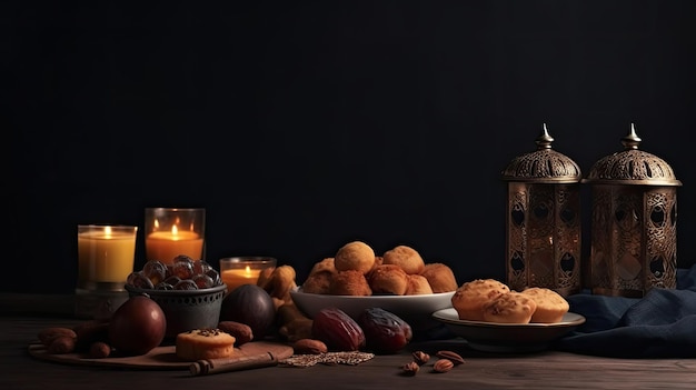 fondo de Ramadan Kareem