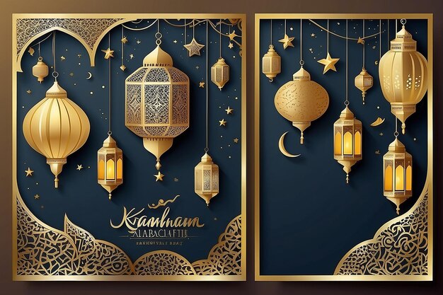 Fondo Ramadhan 1445 H fondo en 3D