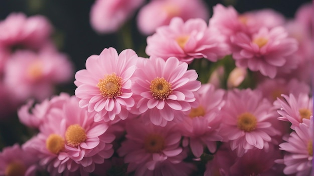 Fondo de ramo de flores de colores rosa