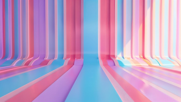 Fondo a rayas pastel vibrante perfecto para exhibiciones de productos llamativos y presentaciones creativas