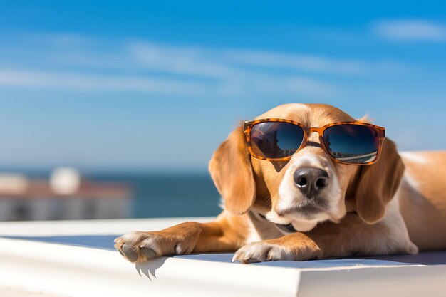 fondo realista de perro marino