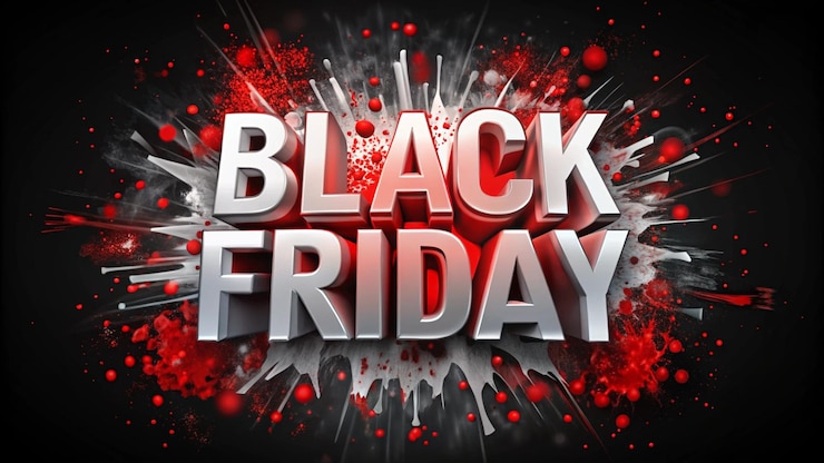 Foto fondo de rebajas de black friday