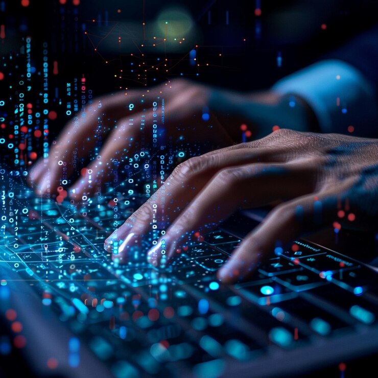 Fondo de la red de tecnología