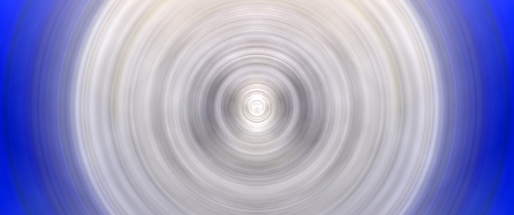 Foto fondo redondo abstracto blanco y azul