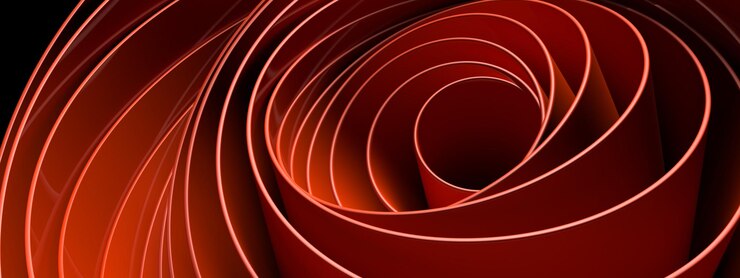 Foto fondo redondo rojo abstracto