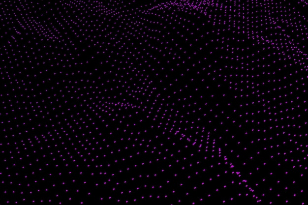 Fondo de rejilla de partículas de tecnología abstracta