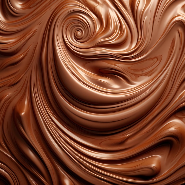 Fondo con remolino de chocolate