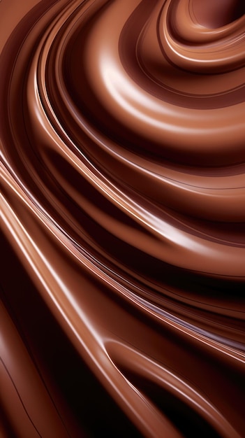 Fondo de remolino de chocolate