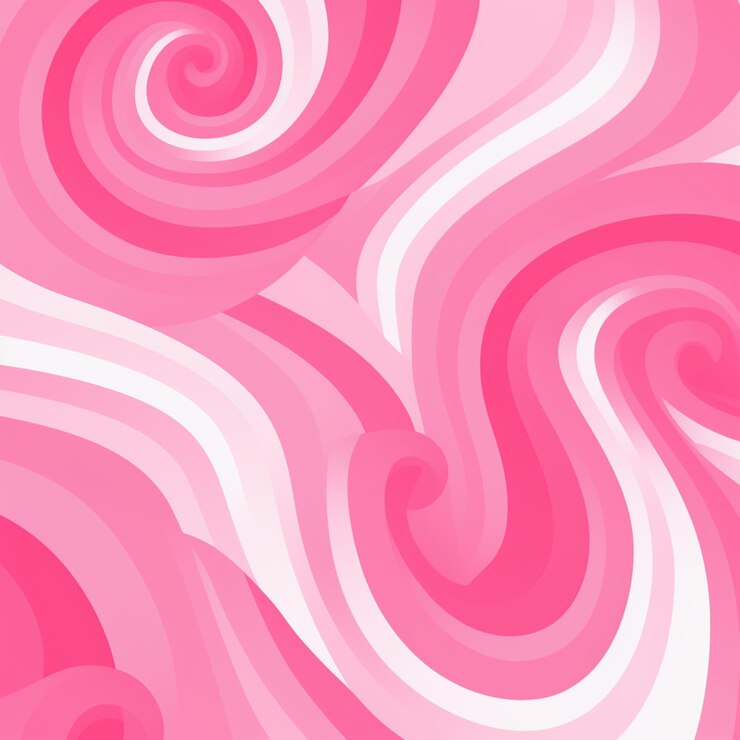 Fondo de remolino rosa de diseño plano