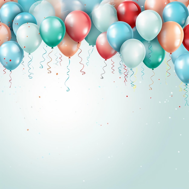 Fondo renderizado en 3D de la celebración del cumpleaños hecho con AI generativa