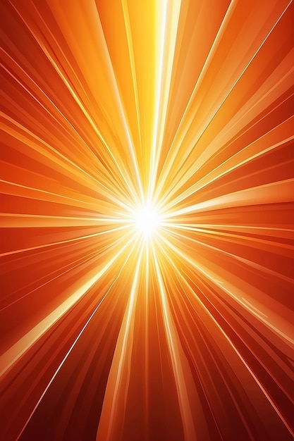 Foto fondo de resplandor brillante naranja con rayos de luz ilustración de stock