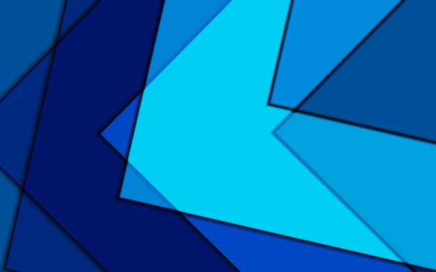 Fondo del resumen de la tarjeta de papel azul