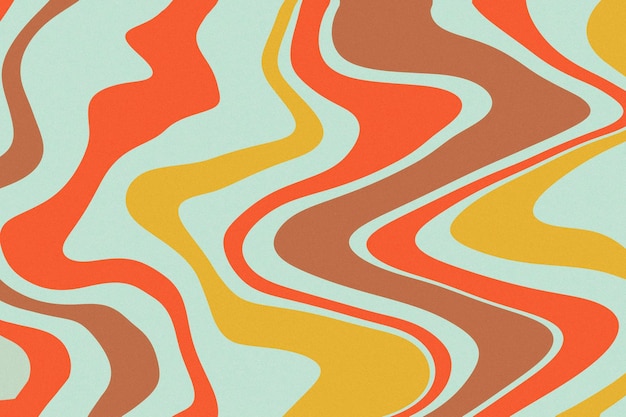 El fondo retro funky y groovy