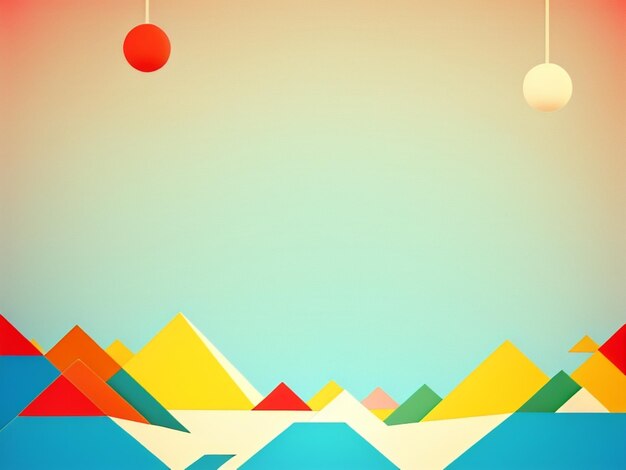 Fondo retro vintage geométrico