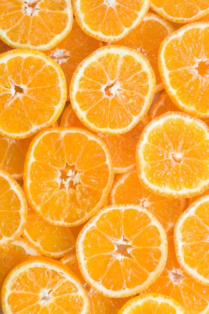 Fondo de rodajas de naranja