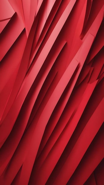 Fondo rojo abstracto con líneas geométricas