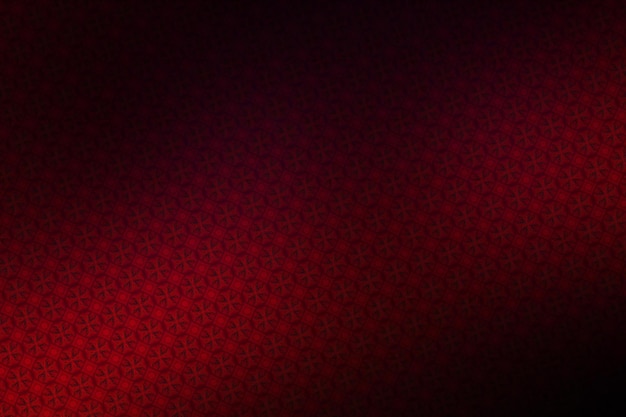 Fondo rojo abstracto con un patrón de hexágonos