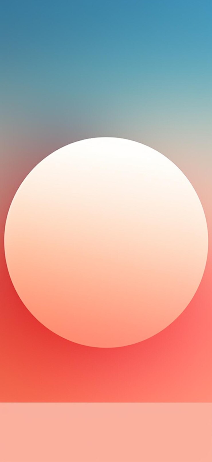 Foto un fondo rojo y azul con un círculo blanco que dice 'la palabra dios'